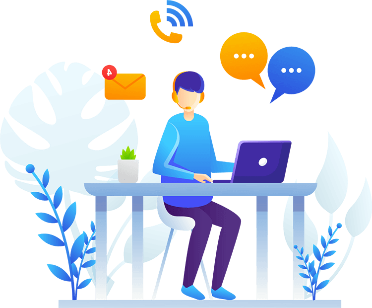 Contact illustration